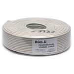 Kábel Koaxiální kabel RG6 (75 ohm) - 100 m bílý 700250