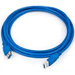 Kabel USB A-A 1,8m USB 3.0 prodlužovací, modrý CCP-USB3-AMAF-6
