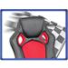 Kancelárske kreslo MX Racer otočné červeno-černé 59805
