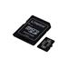 Kingston 32GB micSDHC Canvas Select Plus 100R A1 C10 - 2 ks +  SD adaptér SDCS2/32GB-2P1A
