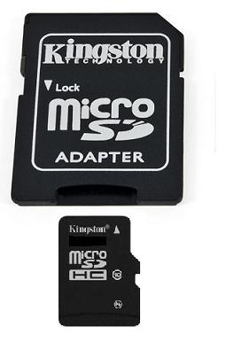 Kingston 4GB microSDHC Class 10 Flash Card
