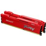 KINGSTON Fury Beast Red 8GB/DDR3/1600/CL10 KF316C10BRK2/8