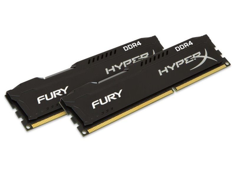 KINGSTON HyperX FURY RAM 16GB DDR4 2133MHz / DIMM / CL14 / Black / KIT 2x 8GB HX421C14FB2K2/16