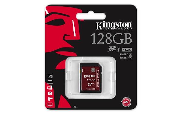Kingston Secure Digital Card, 128GB, SDXC, SDA3/128GB, UHS-I U3