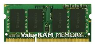 Kingston ValueRAM - DDR3 - 8 GB - SO-DIMM 204-pin - 1333 MHz / PC3-10600 - CL9 - 1.5 V - bez vyrovn KVR1333D3S9/8G