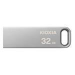 Kioxia USB flash disk, USB 3.0, 32GB, Biwako U366, Biwako U366, strieborný, LU366S032GG4