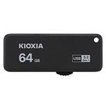 Kioxia USB flash disk, USB 3.0, 64GB, Yamabiko U365, Yamabiko U365, čierny, LU365K064GG4