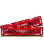 kit 32GB DDR4-2400MHz Crucial Ballistix Sport LT Red CL16 SRx8 uDIMM kit 2x16GB BLS2C16G4D240FSE