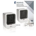 König KN-FH10 - Elektrický ventilátorový ohřívač s výkonem 1500W a ochranou proti překlopení