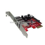 Kouwell UB-120LN PCI-E karta 4x USB3.0 port externí/ včetně Low profille