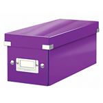 Krabice na CD Leitz Click&Store, purpurová 60410062