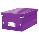 Krabice na DVD Leitz Click&Store, purpurová 60420062