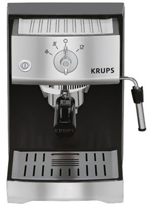KRUPS Espresso pákové XP522030,mätný nerez / čierna
