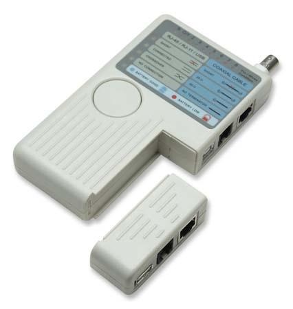 LAN Multi Cable Tester pre dátové siete (RJ11/RJ12/RJ45/BNC/USB) TL-102