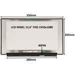 LCD PANEL 15,6" FHD 1920x1080 40PIN MATNÝ IPS 120HZ / BEZ ÚCHYTŮ 77043147