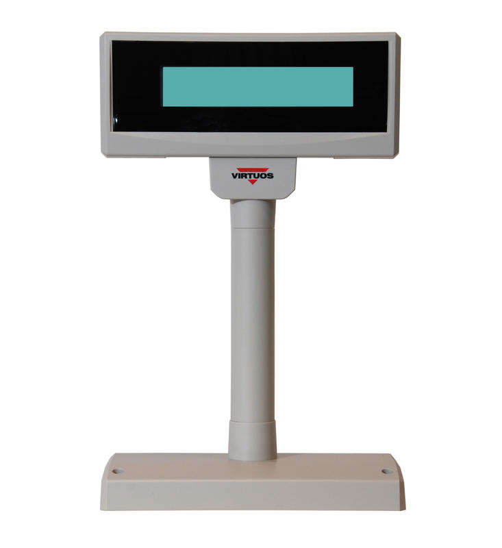 LCD zák.disp.FL-2024LW 2x20, USB, šedoze.poz,béžov EJA0013