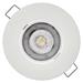 LED bodové svietidlo Exclusive biele, kruh 5W teplá biela 8592920054482