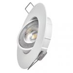 LED bodové svietidlo Exclusive biele, kruh 5W teplá biela 8592920054482