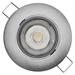 LED bodové svietidlo Exclusive strieborné, kruh 5W neutr. b. 8592920054574