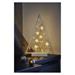 LED dekorácia – svietiaci stromček s ozdobami, 40 cm, 2xAA, vnútorný, teplá biela, časovač 8592920110928