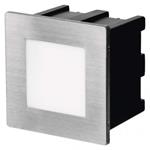 LED orientačné vstavané svietidlo 80×80, 1,5W teplá b.,IP65 8592920037355