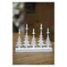 LED svietnik – vianočné stromy so sviečkami, 24 cm, 2x AA, vnútorný, teplá biela, časovač 8592920110904