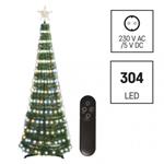 LED vian. strom so svetelnou reťazou a hviezdou, 1,8 m, vnútorný, RGB, ovládač, časovač 8592920100288