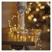 LED vianočná nano reťaz – ježko, 2,4 m, 3x AA, vnútorná, teplá biela, časovač 8592920095164