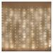 LED vianočná nano reťaz – záclona, 1,7x2 m, vonkajšia aj vnútorná, teplá biela, programy 8592920110607