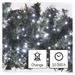 LED vianočná reťaz – ježko, 8 m, vonkajšia aj vnútorná, studená biela, časovač 8592920095768