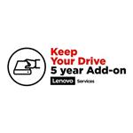 Lenovo Keep Your Drive Add On - Prodloužená dohoda o službách - 5 let - pro S200; S500; S510; Think 5PS0K26186