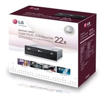 LG DVD +/- RW,SuperMultiDualLayer, S-ATA, Retail + napal.softver, cierna