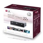 LG DVD +/- RW,SuperMultiDualLayer, S-ATA, Retail + napal.softver, cierna