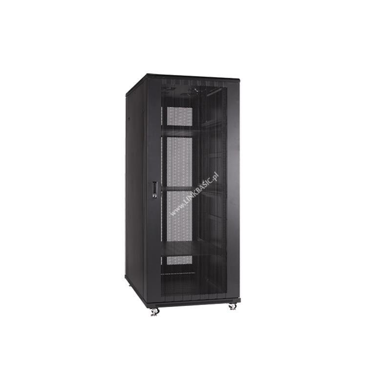 Linkbasic stojace skrine 19'' 37U 600x1000mm čierna (perforované dvere) NCB37-610-IFA-C
