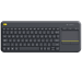 Logitech® K400 Plus Wireless Touch Keyboard Black, SK/CZ 920-007151