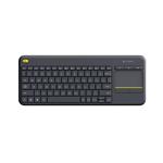 Logitech® K400 Plus Wireless Touch Keyboard Black, SK/CZ 920-007151