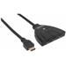 Manhattan 3-portový switch AV HDMI 3x1 4K@60Hz napájanie USB 207874