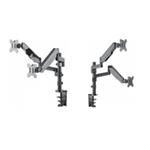 Manhattan Dual Mount, Two gas-spring jointed arms, for two 17" to 32" monitors 461597