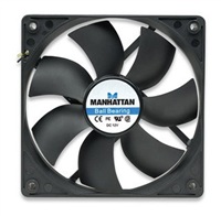 Manhattan Fan, 120x120x25, gulickove lozisko, 3pin napajanie
