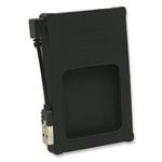 Manhattan HDD, externý box pre 2,5" SATA pevný disk, USB 2.0, silikónový, čierny 130103