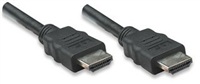 Manhattan kábel, AV, HDMI M/M 1.8m, čierny/šedý, retail 391511