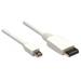 MANHATTAN kabel Mini DisplayPort Male to DisplayPort Male, 2 m, White 393812