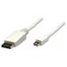 MANHATTAN kabel Mini DisplayPort Male to DisplayPort Male, 2 m, White 393812