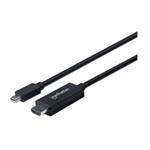 MANHATTAN Kabel Mini DisplayPort na HDMI (4K@60Hz), 1.8m, černý 153287