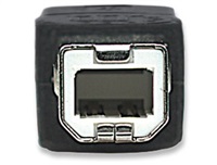 Manhattan kábel, USB 2.0 A/B, 1.8m, čierny, plast