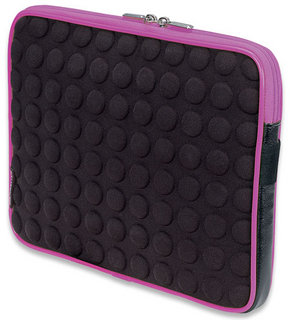 Manhattan obal, pre 10,1" tablety, iPad Bubble Case, neoprénový, čierna/ružová 439602