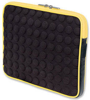 Manhattan obal, pre 10,1" tablety, iPad Bubble Case, neoprénový, čierna/žltá 439619