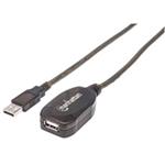 MANHATTAN Prodlužovací kabel USB, USB Male na USB Female, 15 m 152365
