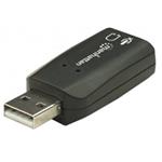 Manhattan redukcia, zvuková karta, USB 2.0 3D sound adapter, jack in/out