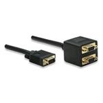 Manhattan Video Splitter kabel, VGA 1xmale na 2xfemale VGA